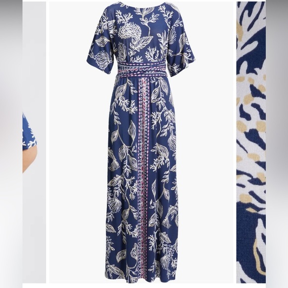 Lilly Pulitzer Size Small Reversible Parigi Boat Neck Maxi Dress - Picture 17 of 17